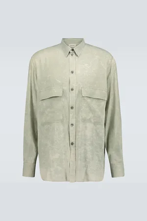 Rochas Quartilla long-sleeved silk shirt