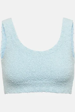 ROTATE Birdy cotton-blend knit bralette