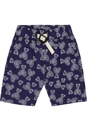 Palm Angels Printed cotton shorts