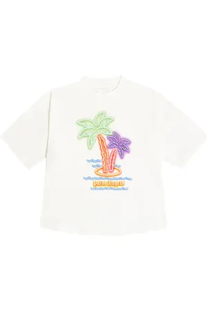 Palm Angels Printed cotton jersey T-shirt