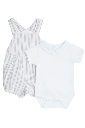 Tartine Et Chocolat Baby bodysuit and dungarees set