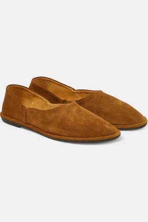 The Row Canal suede loafers