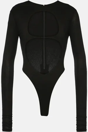 LAQUAN SMITH Cutout bodysuit