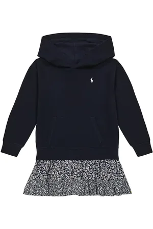 Ralph Lauren Hooded cotton-blend dress