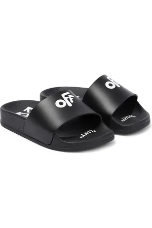 OFF-WHITE Logo rubber slides