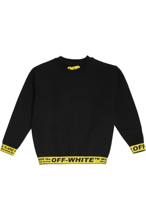 OFF-WHITE Logo tape cotton sweater