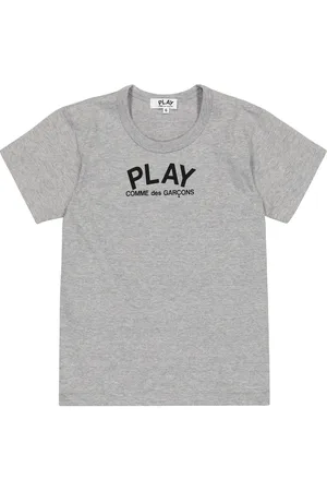 Comme des Garçons Comme des GarÃ§ons Play Kids Play logo cotton T-shirt