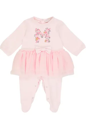 MONNALISA Baby printed cotton-jersey onesie