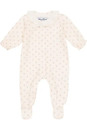 Tartine Et Chocolat Baby footed cotton-blend bodysuit