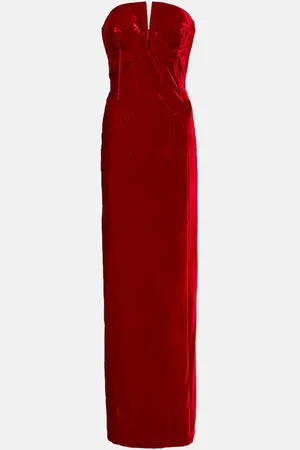Tom Ford Strapless velvet gown
