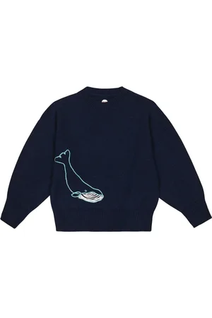 The Row Whale embroidered cashmere sweater
