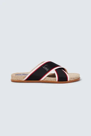 Christian Louboutin Hot Cross slides