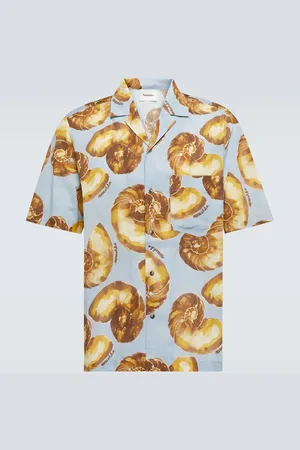 Nanushka Printed cotton bowling shirt