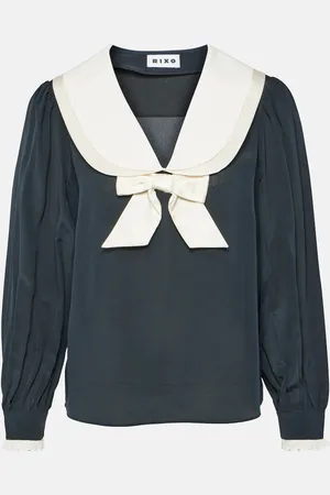 RIXO London Eimer silk blouse