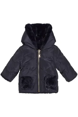 Tartine Et Chocolat Baby Puffy faux fur jacket