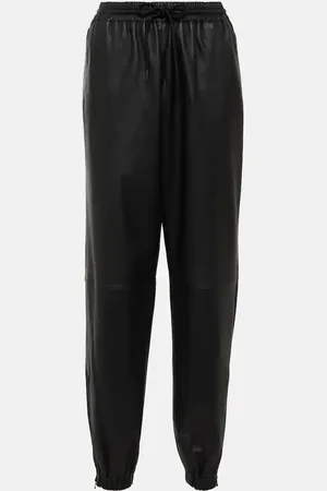 WARDROBE.NYC Leather sweatpants