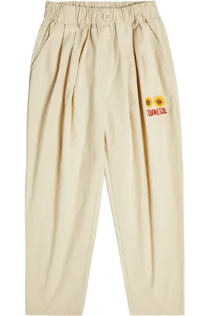 Jelly Mallow Tournesol embroidered cotton pants