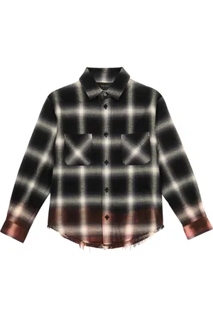 AMIRI DegradÃ© checked cotton shirt
