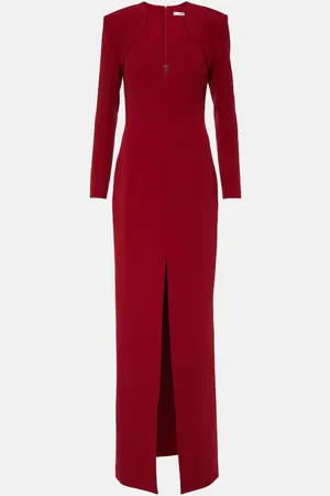 Safiyaa Trixie embellished crÃªpe gown