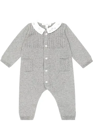 Tartine Et Chocolat Baby cable-knit cotton-blend onesie