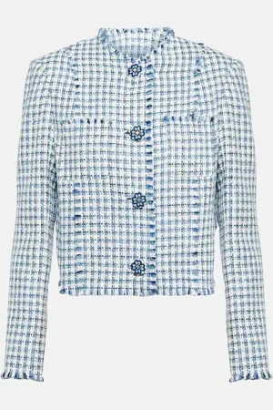 Etro Checked bouclÃ© jacket