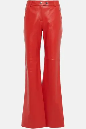 Dorothee Schumacher Sleek Statement leather flared pants