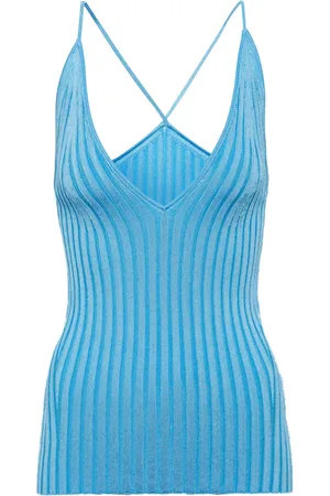 GALVAN Rhea ribbed-knit tank top
