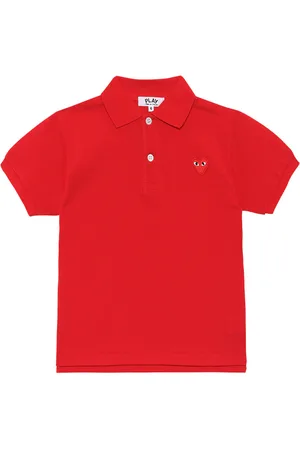 Comme des Garçons Comme des GarÃ§ons Play Kids Heart logo cotton polo shirt