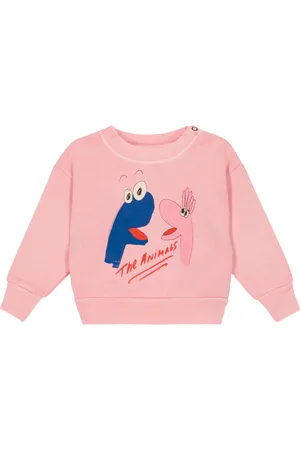 The Animals Observatory Baby Muppets printed cotton sweater