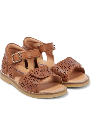 Petit Nord Perforated leather sandals