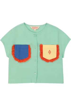 The Animals Observatory Baboon cotton and linen shirt