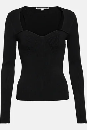 VERONICA BEARD Gladys sweetheart-neck sweater