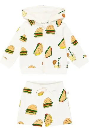 Stella McCartney Baby cotton hoodie and shorts set