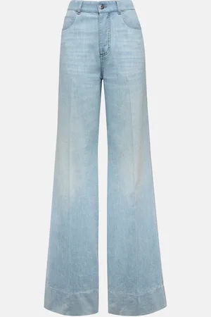 Bottega Veneta High-rise wide-leg jeans