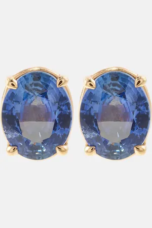 Shay 18kt rose gold earrings with sapphires