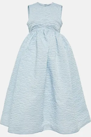 Cecilie Bahnsen Textured linen-blend CloquÃ© midi dress