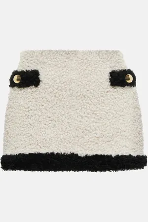 Blancha Shearling miniskirt