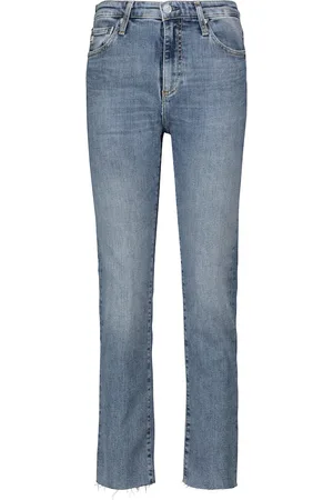 AG Jeans Isabelle high-rise straight jeans