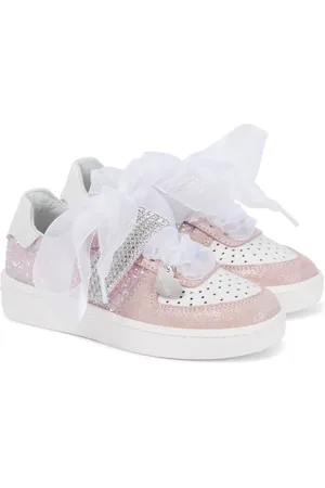 MONNALISA Embellished low-top sneakers