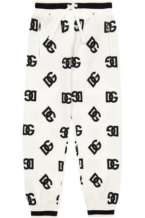Dolce & Gabbana Printed cotton jersey sweatpants