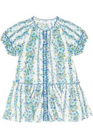 POUPETTE ST BARTH Andrea striped floral cotton dress