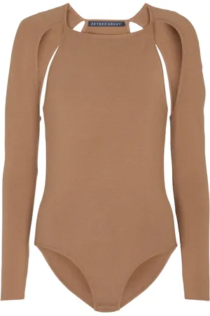Zeynep Arcay Zeynep ArÃ§ay Cutout knit bodysuit