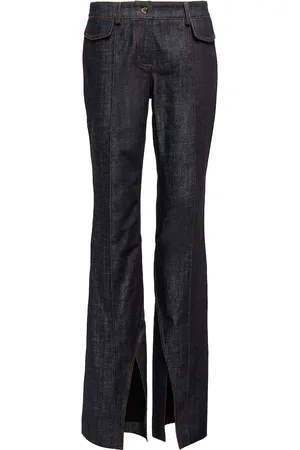 The Mannei Ventura mid-rise split-hem jeans