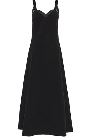 Jil Sander Cotton-blend crÃªpe maxi dress