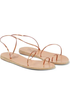Ancient Greek Sandals Chora iridescent leather sandals