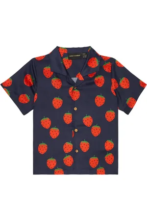Mini Rodini Strawberries twill shirt