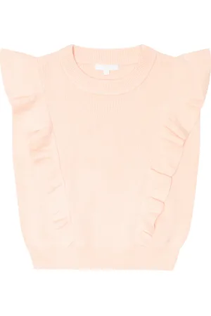 Chloé ChloÃ© Kids Cable-knit cotton and wool sweater