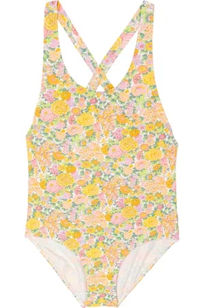 Tartine Et Chocolat Ruffled floral swimsuit