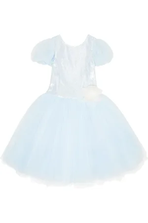 MONNALISA Sequined tulle dress