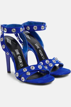 The Attico Cosmo 105 studded suede sandals